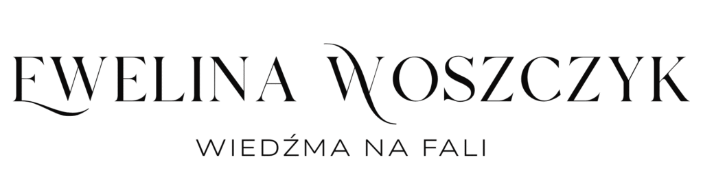 wiedzma na fali logo czarne